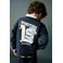 Mango Kids Monsters en co. sweater met backprint - donkerblauw