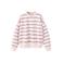 Mango Kids gestreepte sweater - lichtroze