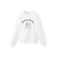 Mango Kids katoenen sweater met print - wit