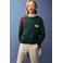 Mango Kids sweater met backprint - donkergroen