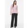 VILA gebreide trui met peplum - roze