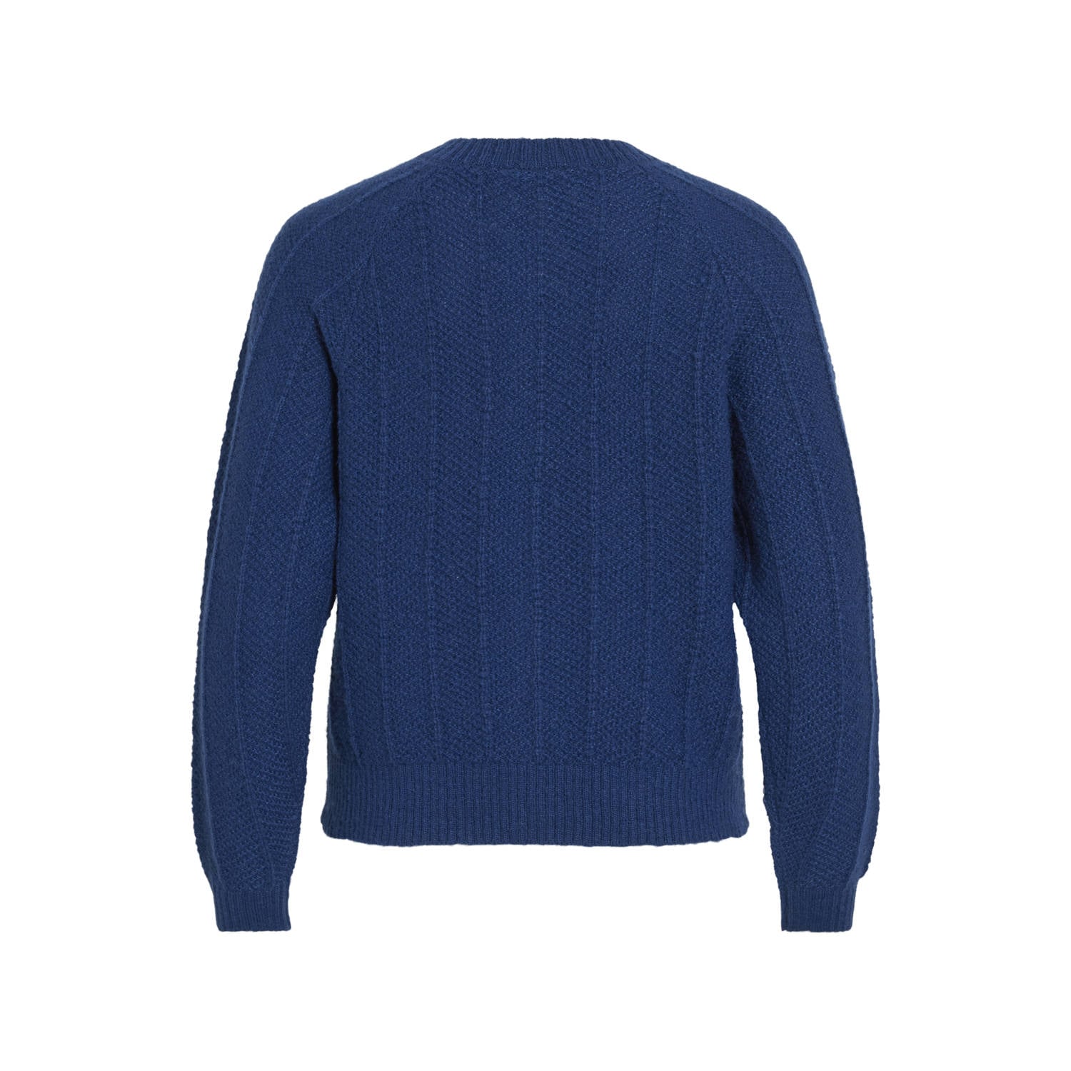 VILA gebreid vest blauw