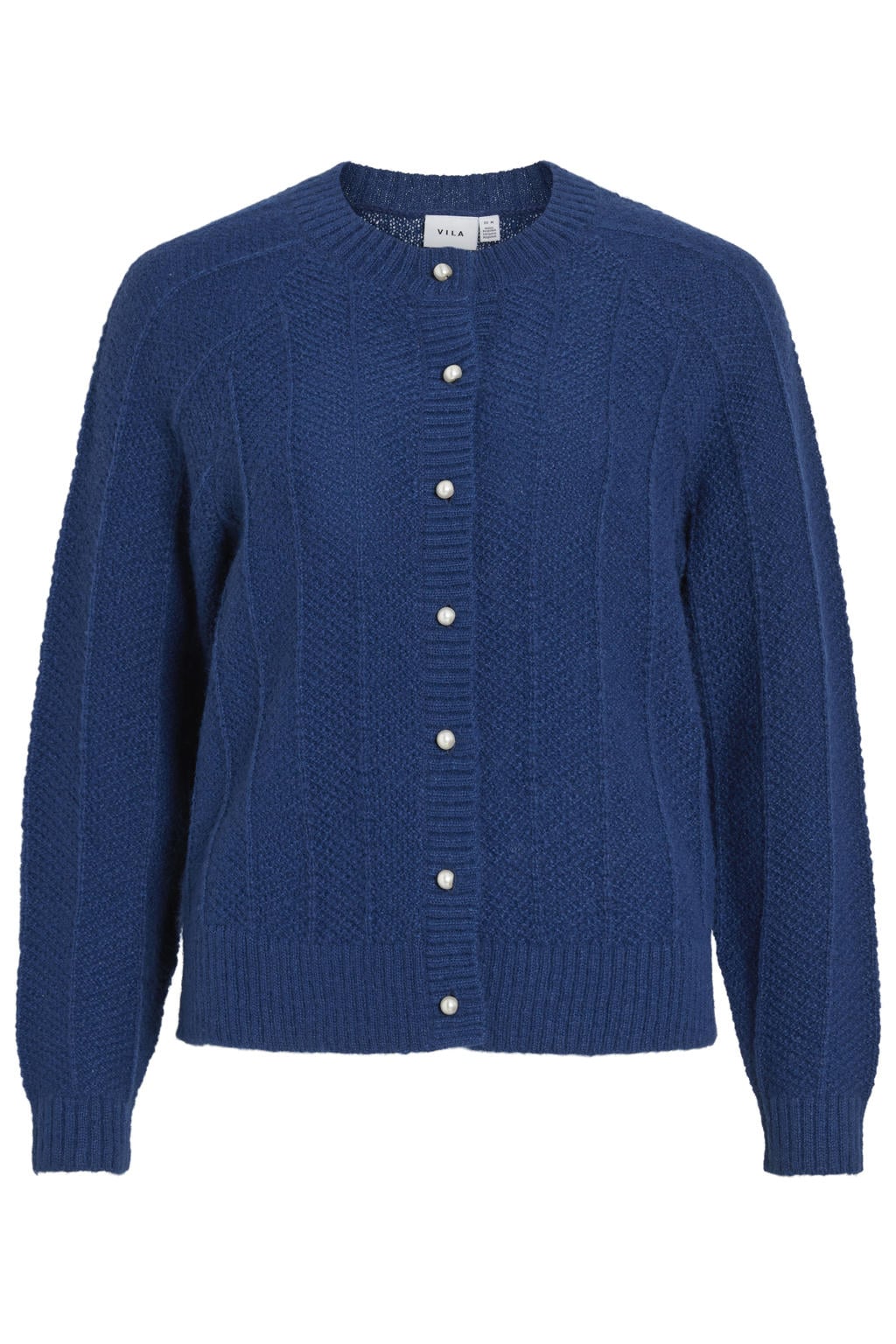 VILA gebreid vest - blauw