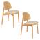 Zuiver Sunrise Eetkamerstoelen Hout Naturel - Set van 2