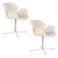 Zuiver Nikki Eetkamerstoelen Armleuning Beige - Set van 2