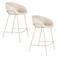 Zuiver Feston Barkrukken 65 cm Beige - Set van 2