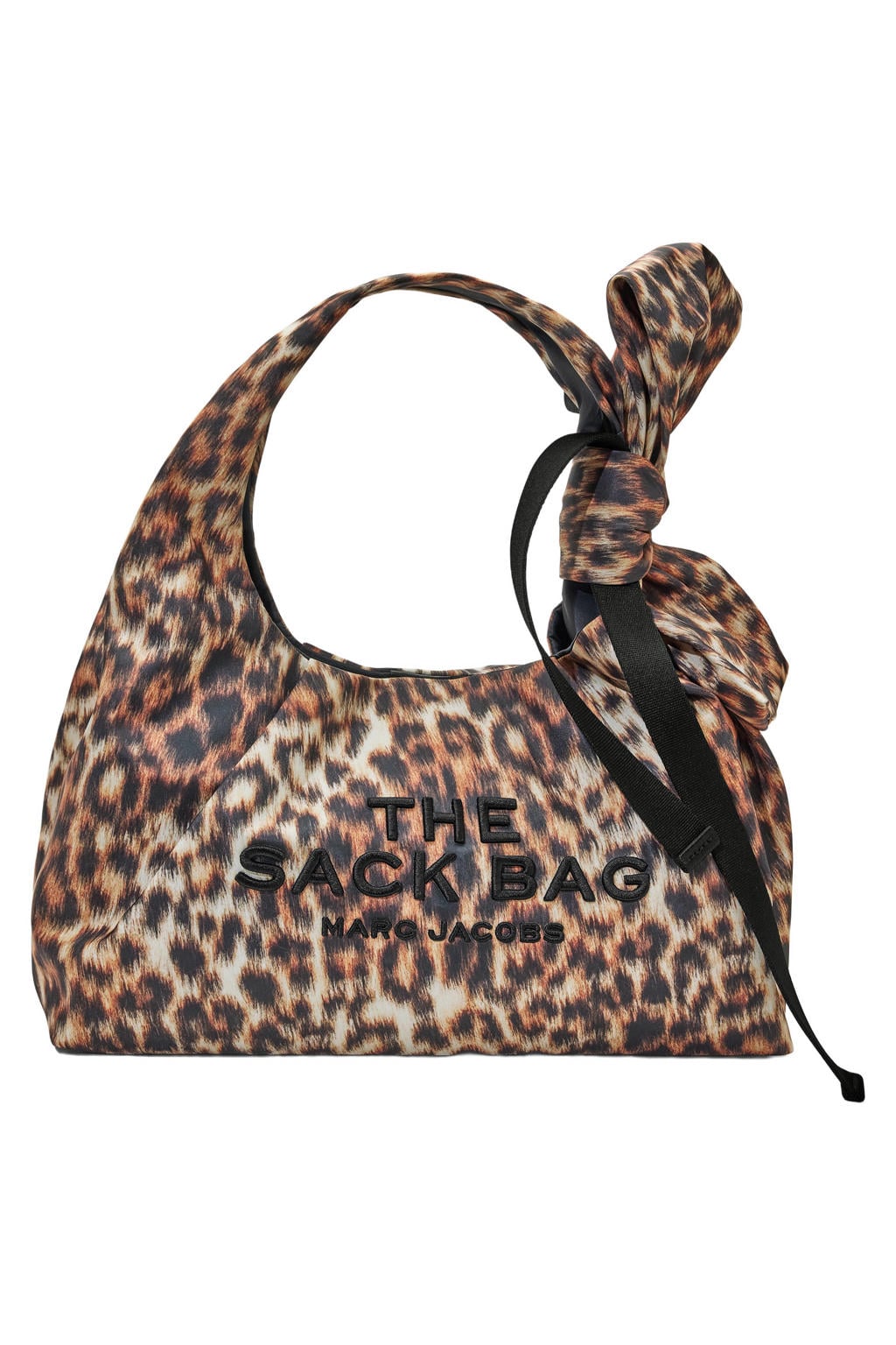 Marc Jacobs schoudertas The Sack met panterprint bruin