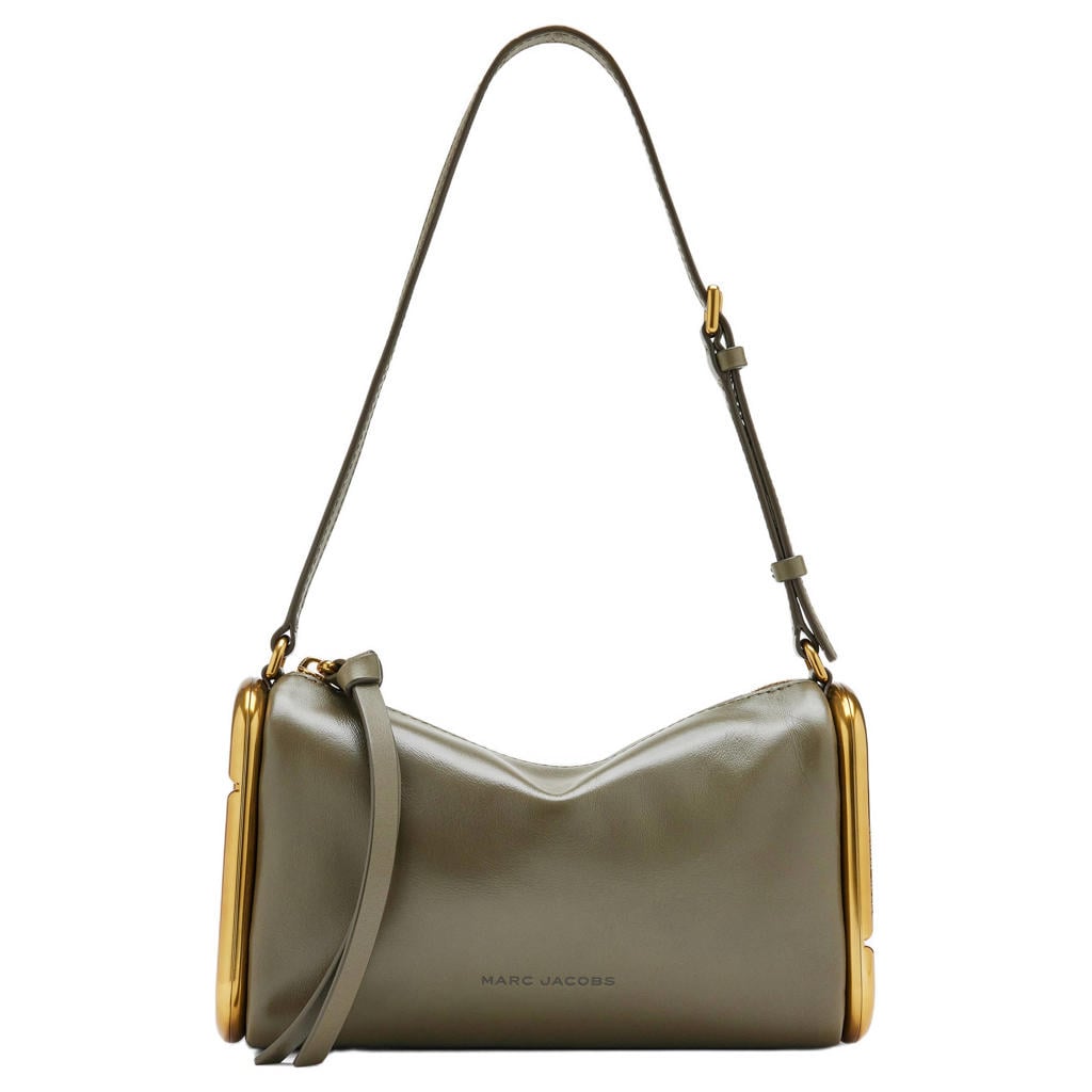 Marc Jacobs leren schoudertas Small kaki