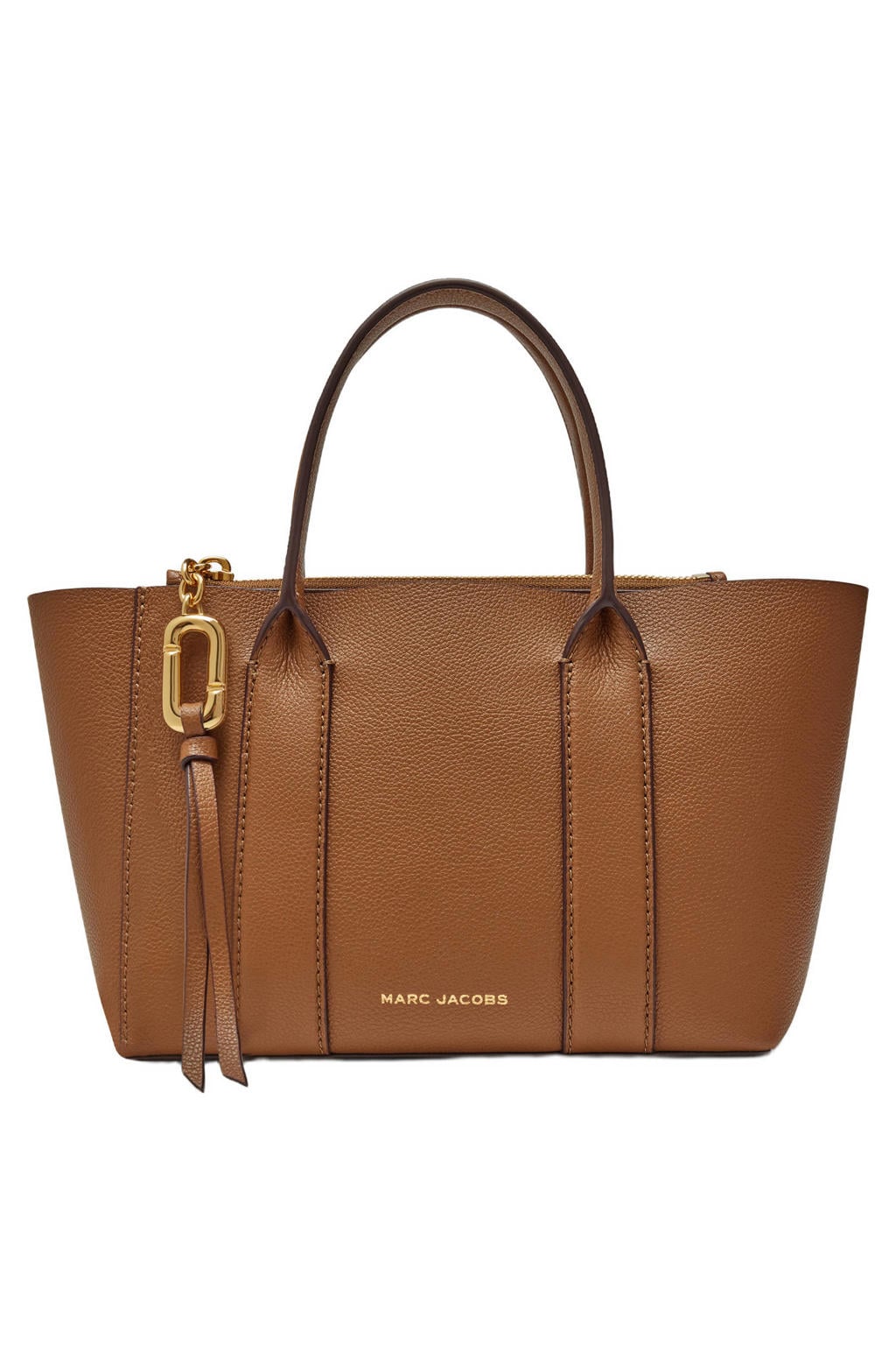 Marc Jacobs leren handtas Small Work Tote cognac