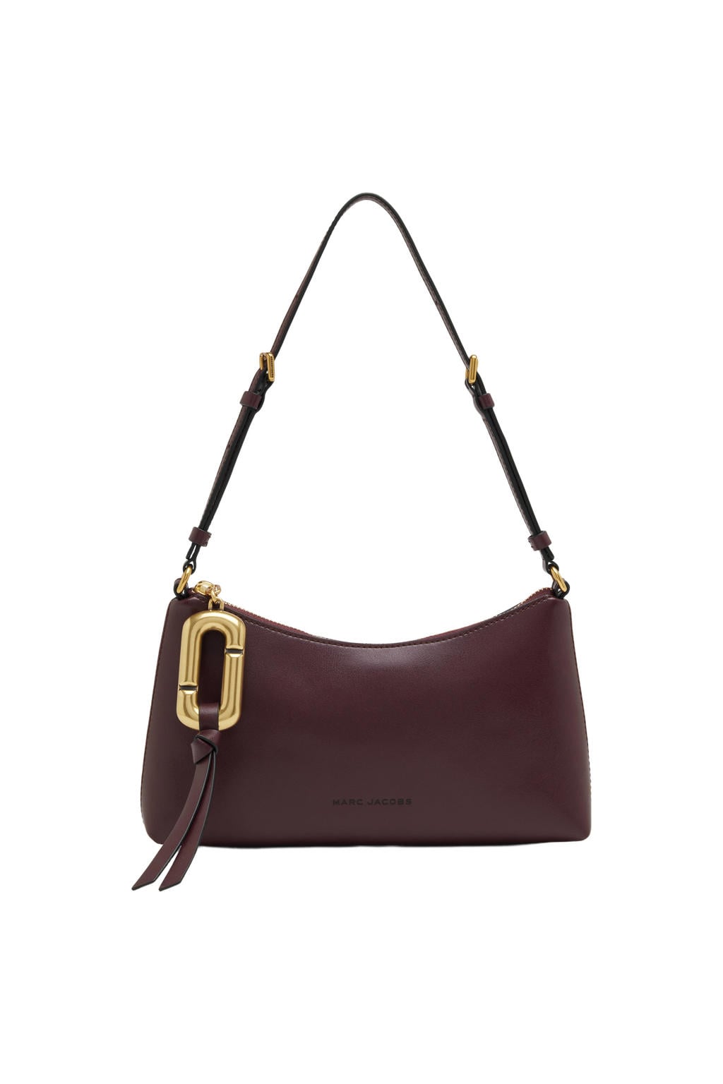 Marc Jacobs leren schoudertas Pouch Mini Bag donkerrood