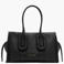 Marc Jacobs leren schoudertas City Tote zwart