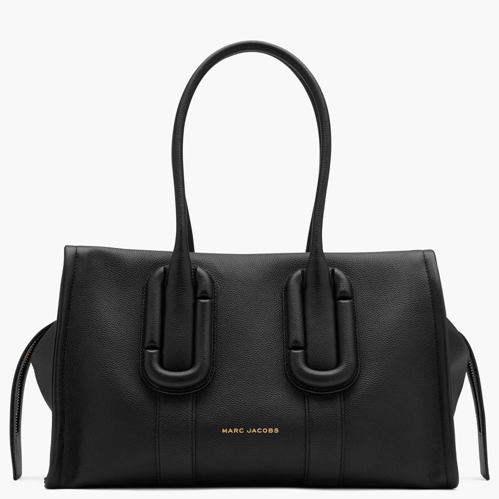 Marc Jacobs leren schoudertas City Tote zwart