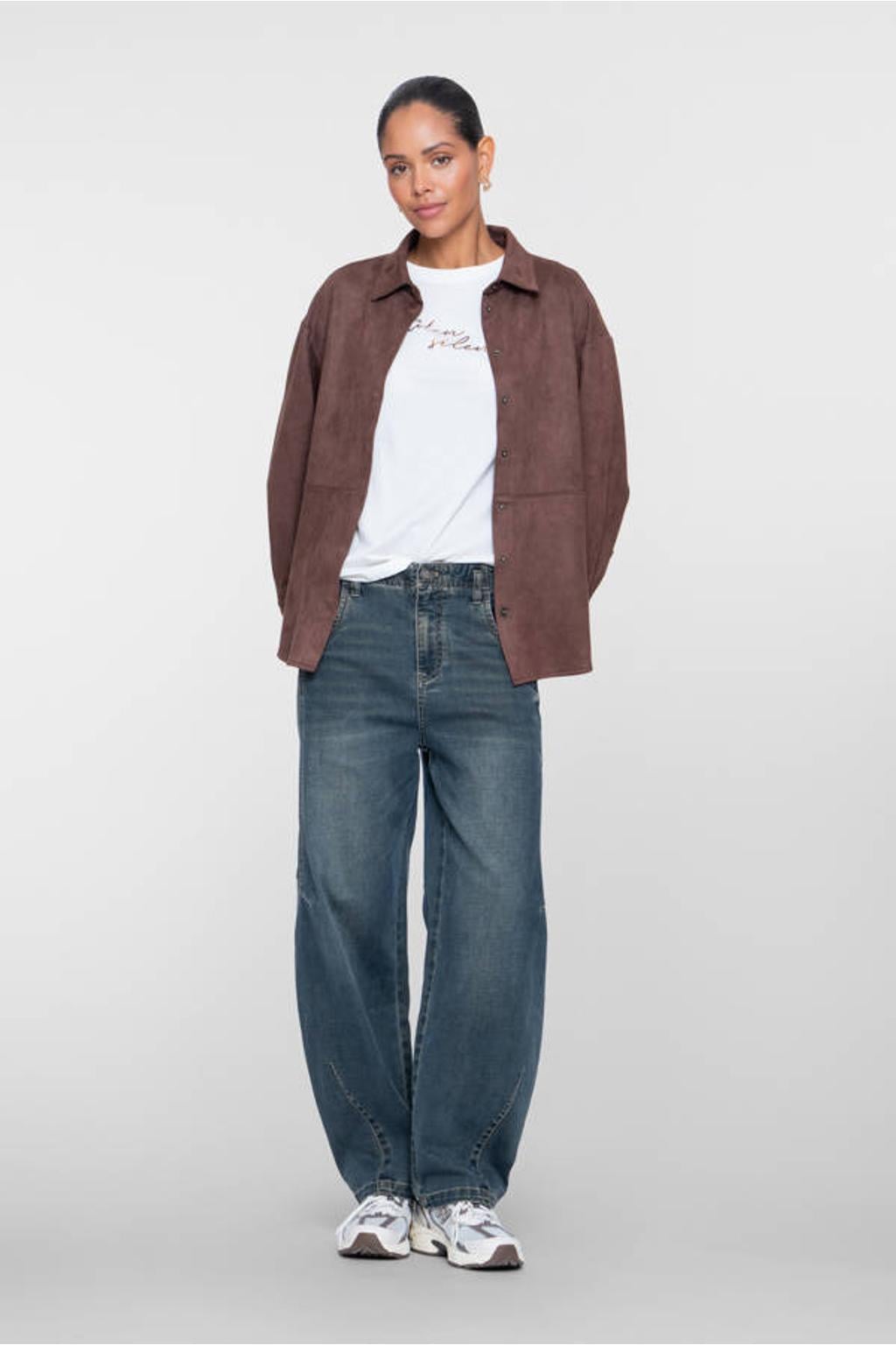Geisha barrel jeans - medium blue denim