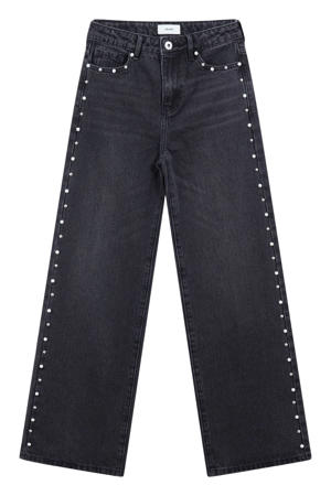 jeans met studs - zwart