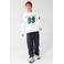 Shoeby longsleeve met backprint - ecru