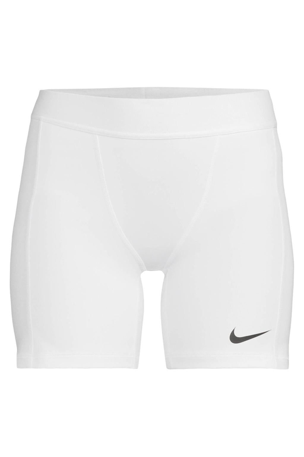 Witte dames Nike Pro slidingshort van polyester met elastische tailleband