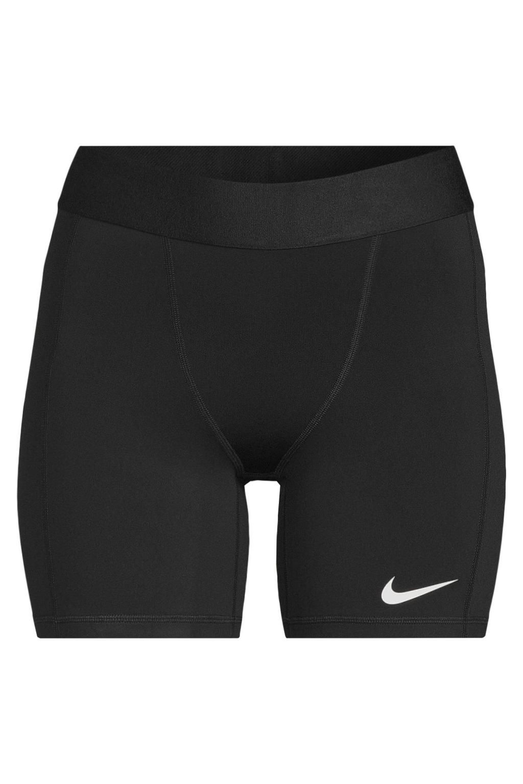 Zwarte dames Nike Pro slidingshort van polyester met elastische tailleband