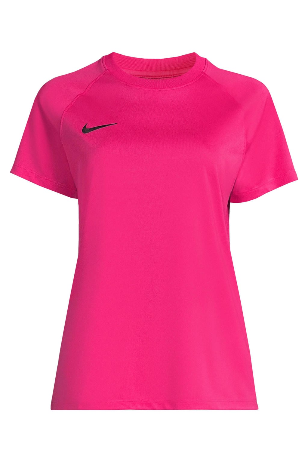 Roze dames Nike Park VIII voetbalshirt van polyester met korte mouwen en ronde hals