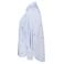 MS Mode blouse met pailletten en krijtstreep Plus Size - lichtblauw