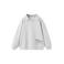 Mango Kids sweater met tekst - grijs