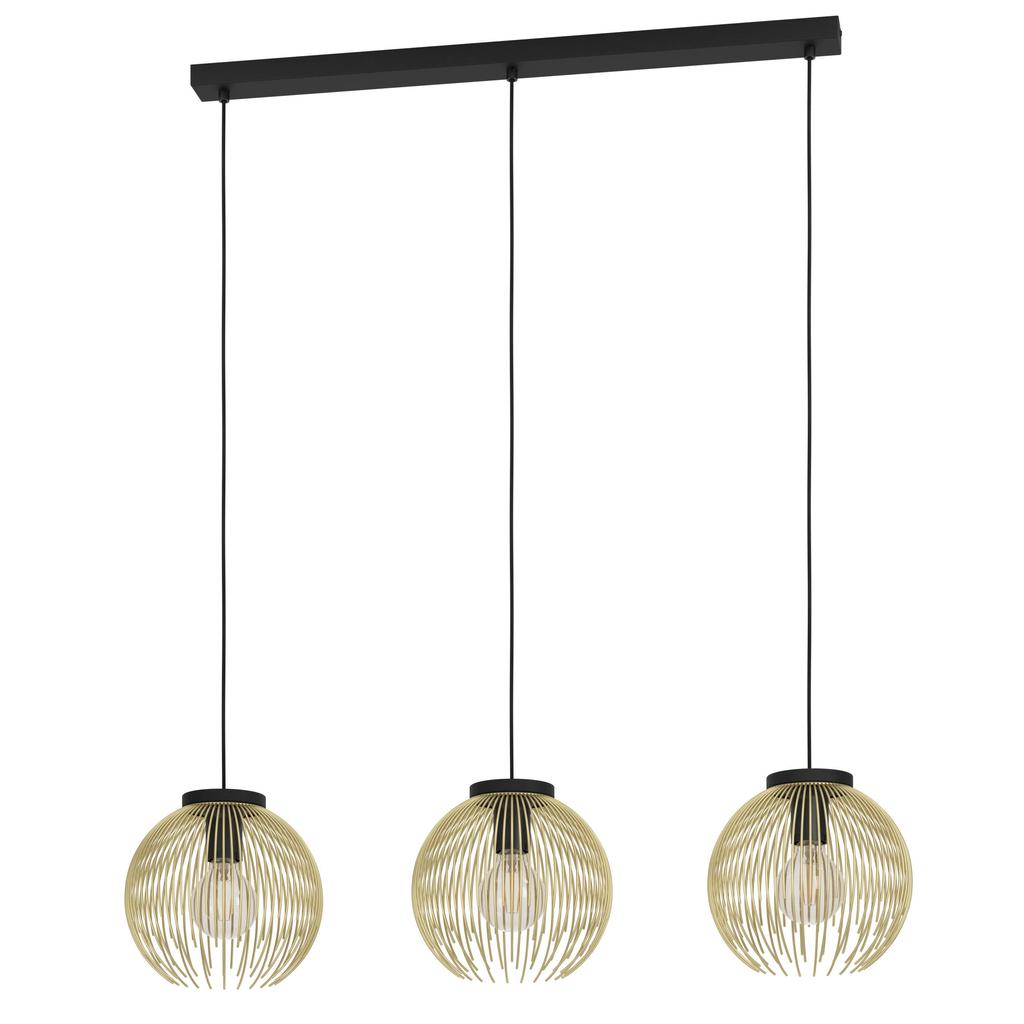 EGLO Venezuela Hanglamp - E27 - 93.5 cm - Goud|Zwart