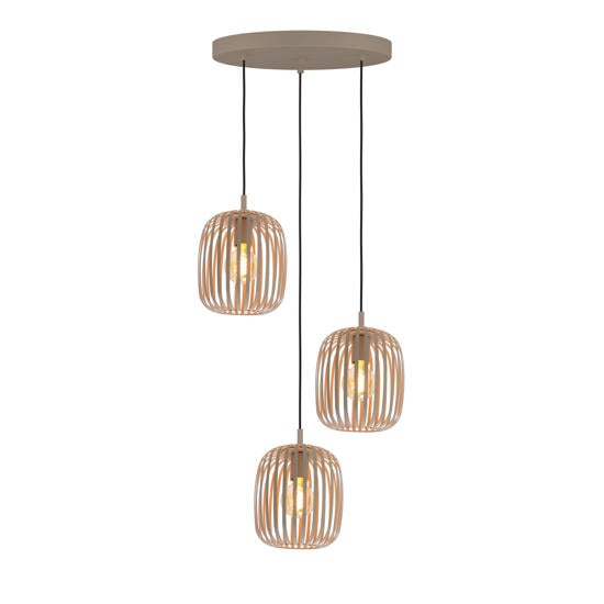 beige hanglampen