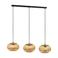 EGLO Amsfield 1 Hanglamp - E27 - 96 cm - Zwart|Hout