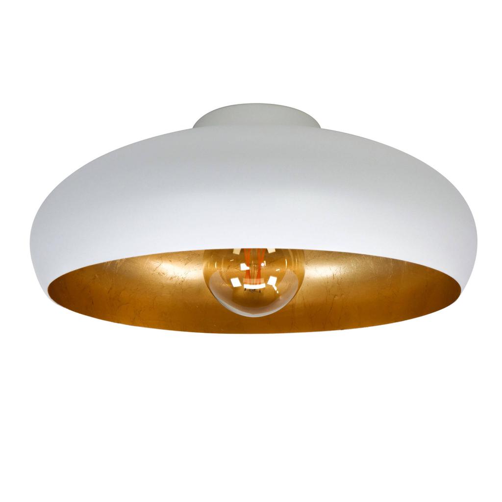 EGLO Mogano Plafondlamp - E27 - Ø 40 cm - Wit|Goud