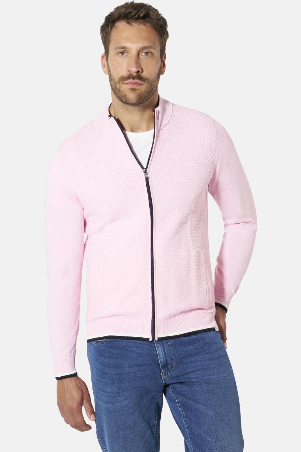 Babista katoenen vest Plus Size - roze