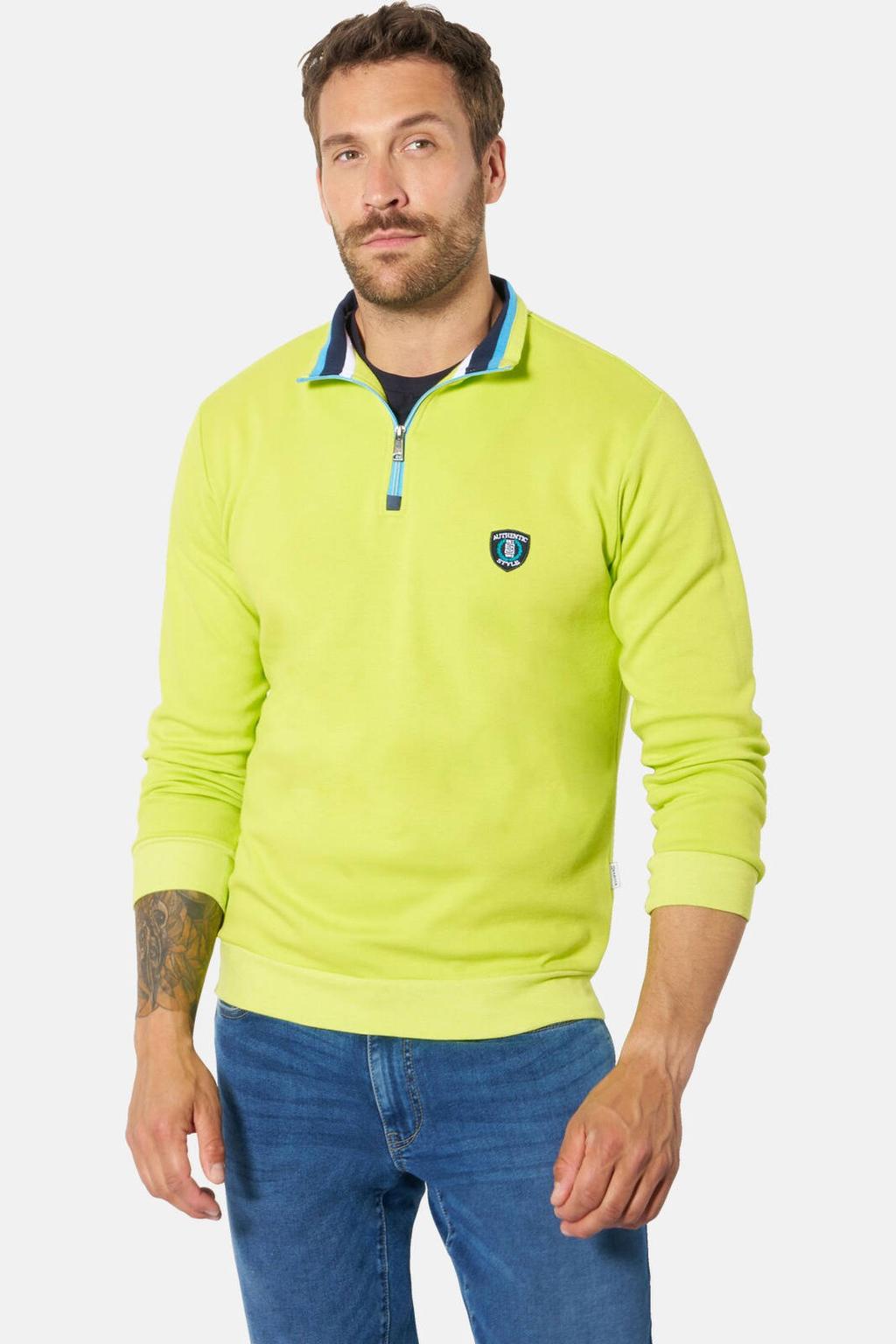 Babista katoenen trui Plus Size - lichtgroen