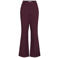 VILA regular waist bootcut casual broek - donkerrood