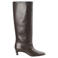 Comma Shoes leren laarzen - bruin
