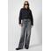 QS wide leg jeans - grijs