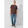 QS tapered jeans - blauw