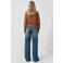 QS gebreid vest - bruin