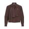 VILA blouse met plooien - donkerbruin