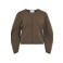 ROUGE EDIT gebreid vest met wol - bruin