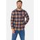 Babista flanel regular fit geruit overhemd +FIT Collectie Plus Size - donkerblauw