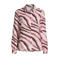 Geisha blouse met print - ecru/donkerrood/roze