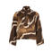 VILA tie-dye blousetop - bruin/ecru
