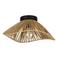 EGLO Lavister Plafondlamp - E27 - Papier|Staal - Zwart|Bruin