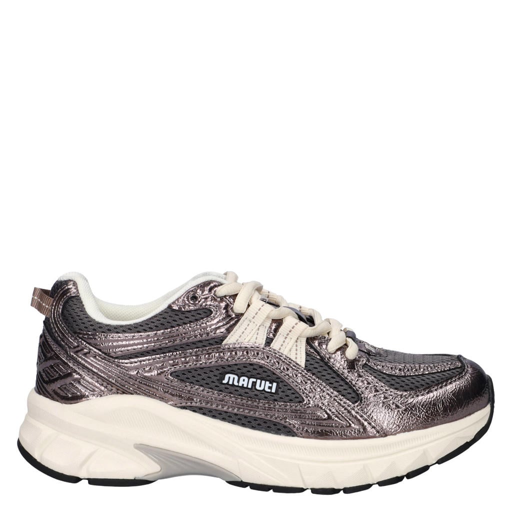 Maruti Nola chunky leren sneakers - antraciet