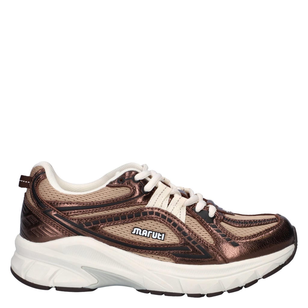 Maruti Nola chunky leren sneakers - bruin