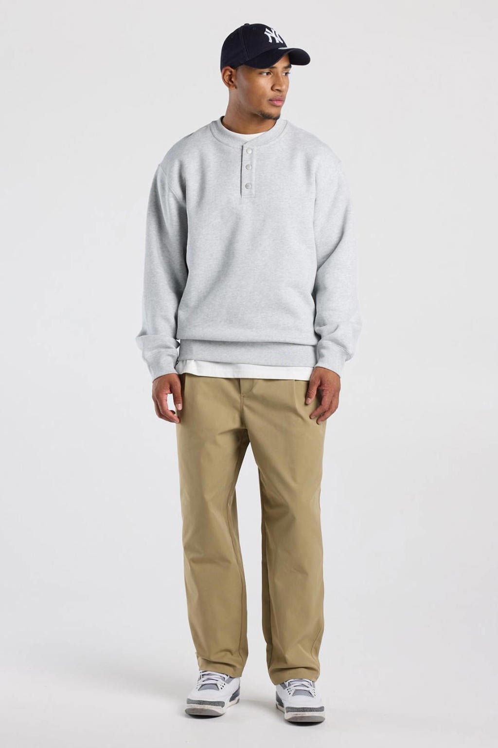 America Today relaxed fit casual broek - camel