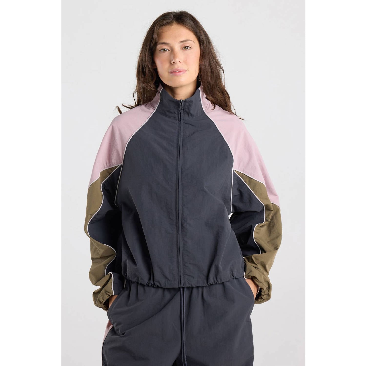 America Today sweatvest grijs
