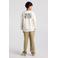 America Today sweater met backprint - ecru