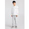 America Today longsleeve met backprint - wit/donkerrood