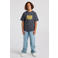 America Today T-shirt met print - antraciet