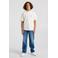 America Today T-shirt met backprint - wit