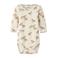 NAME IT BABY gebreide romper met print - ecru/beige